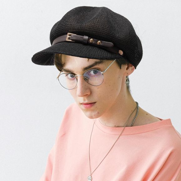 Lightweight Newsboy Cap Beret Breathable Mesh Sun Hat Beach Hats For Women💓 - Picture 5 of 7